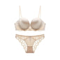 Thin Soft Steel Ring Bra Lace Underwear For Women