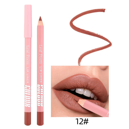 12 Color Matte Lipstick Lip Liner