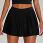 Anti-exposure Tennis Skirt Fitness Stitching Pleated Yoga Skirts