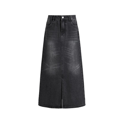 Fashionable American Retro Denim Skirt For Women