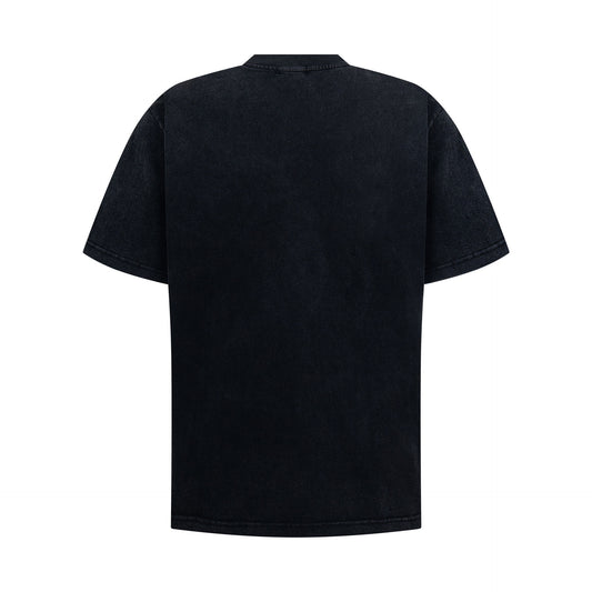 Washed Vintage Men's Loose Short Sleeve T-shirt