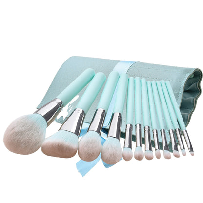 Light Blue Handle Makeup Soft Soft Hair Foundation Eye Shadow Brush