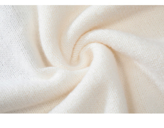 Tide Brand Flower Knitted Loose For Men And Women Sweater Vest