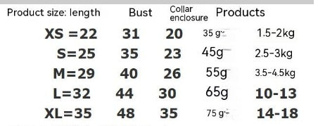 Summer Dog Clothes Striped Home Pajamas Thin