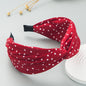 Boho Chic Fabric Print Wide Headband