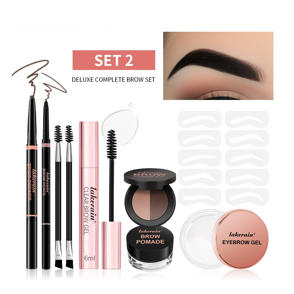 Full Set Of Eyebrows Suit Eyebrow Pencil Natural Suit
