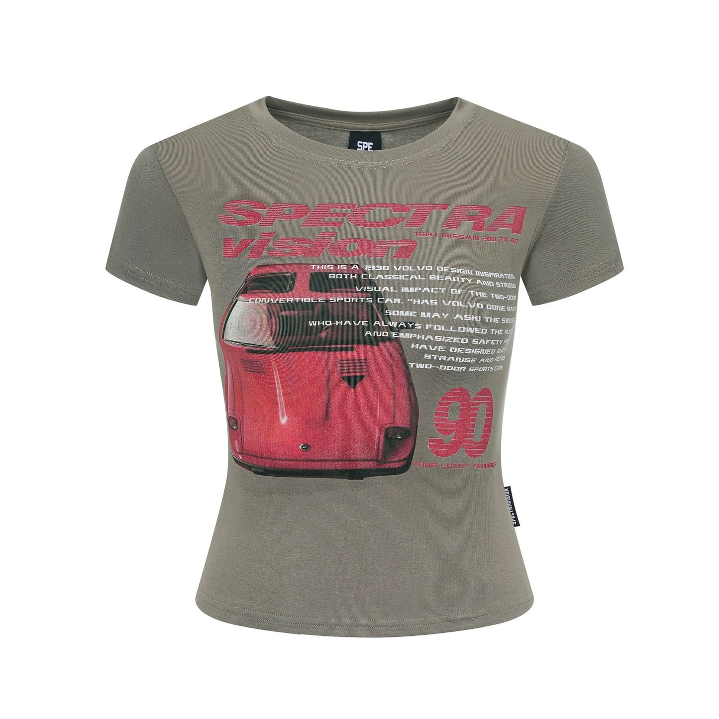 Lady Hot Girl Short Print T-shirt