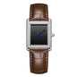 Couple Leather Watch Strap Simple Square Student's Watch Waterproof