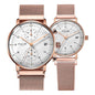 Men's And Women's Fashion Simple Waterproof Belt Watch