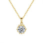925 Sterling Silver Pendant Moissanite Necklace For Women