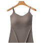 Summer Fixed Cup Without Steel Ring Outer Wear Traceless Bottoming Plus Size Slip Top Women