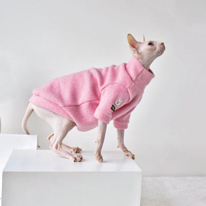 Thickened Warm Hairless Cat Coat In Winter