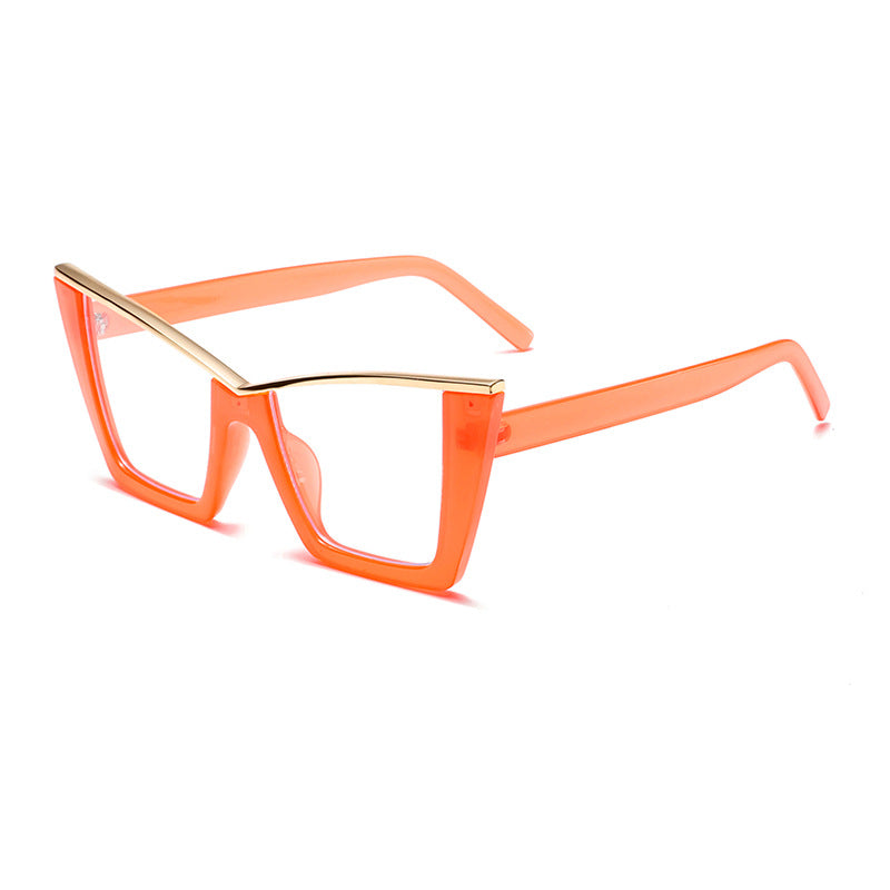 European And American Ins Cat Eye Frame Trendy All-match Anti-blue Light Glasses