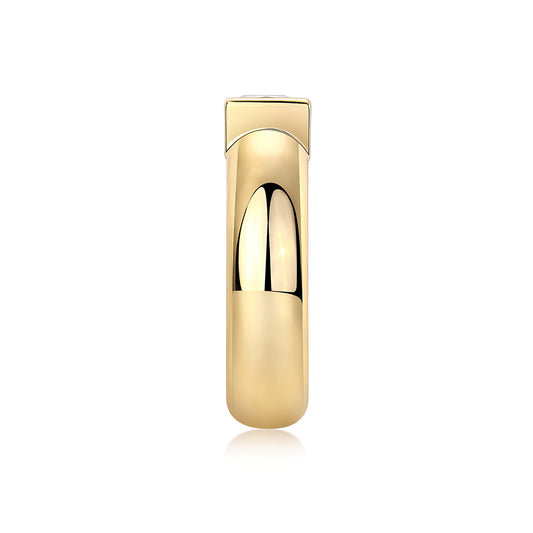 Square Diamond Ring Wedding Ring Luxury Fashion Set Moissanite Silver Ring