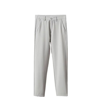 Loose-fitting Casual Draped Wide-leg Floor-length Pants