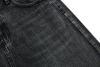 Retro Washing Water Denim Shorts Men