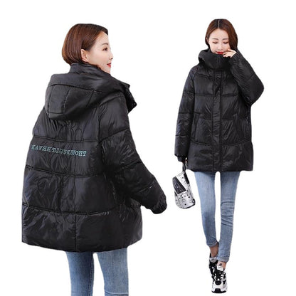 Plus Fat Plus Size Winter Padded Jacket Fat MM Down Cotton