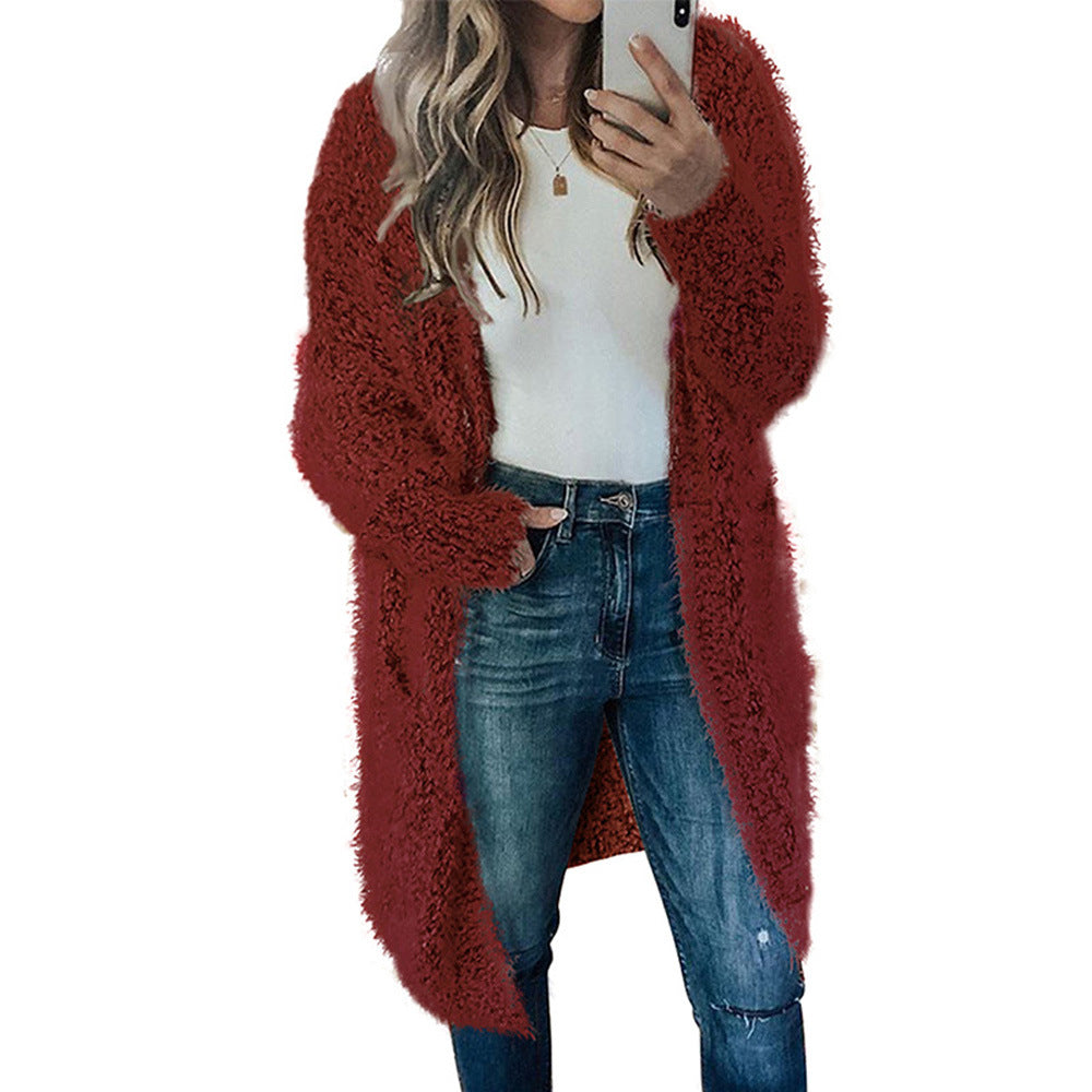 Loose Long-sleeved Cardigan Sweater