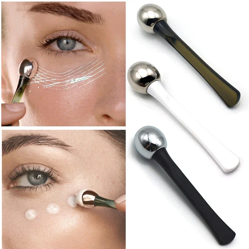Eye Roller Eye Cream Applicator Cosmetic Spatula Anti Wrinkle Facial Spoon Gold Alloy Face Thin Skin Care Tool  Eye Care Wrinkle Remove Dark Circles