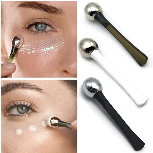 Eye Roller Eye Cream Applicator Cosmetic Spatula Anti Wrinkle Facial Spoon Gold Alloy Face Thin Skin Care Tool  Eye Care Wrinkle Remove Dark Circles