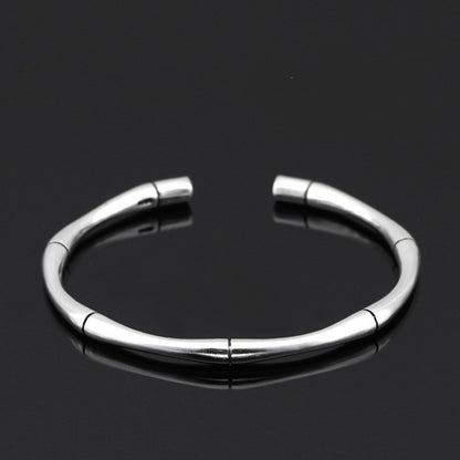 Copper Silver-plated Bracelet For Men