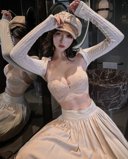 Strapless Bra Underwire Invisible Underwear