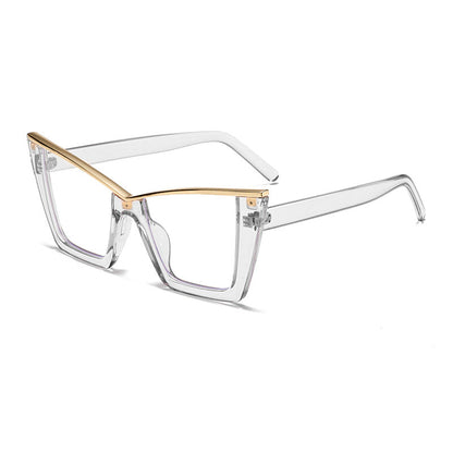 European And American Ins Cat Eye Frame Trendy All-match Anti-blue Light Glasses
