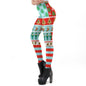 Women Christmas Digital Print Tight Leggings
