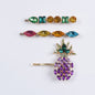 Hair  Color Pineapple Clip Three-piece Set