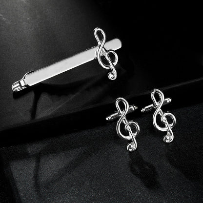 Fashion Copper Clip Men's Note Tie Clip
