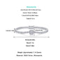 Mozambique Flower Tennis Chain Bracelet