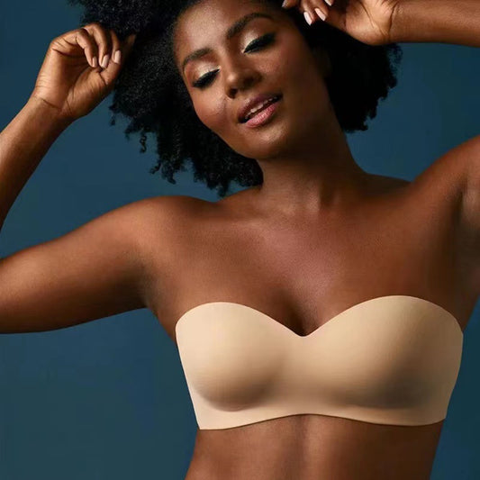 Women's Strapless Invisible Plus Size Bra