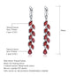Affordable Luxury Fashion Olivine Earrings Design S925 Silver Inlaid Natural Gem
