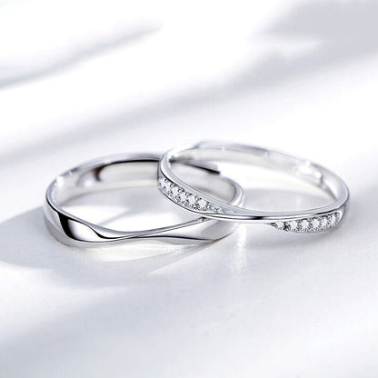 Mobius Ring Silver Ring For Men And Women