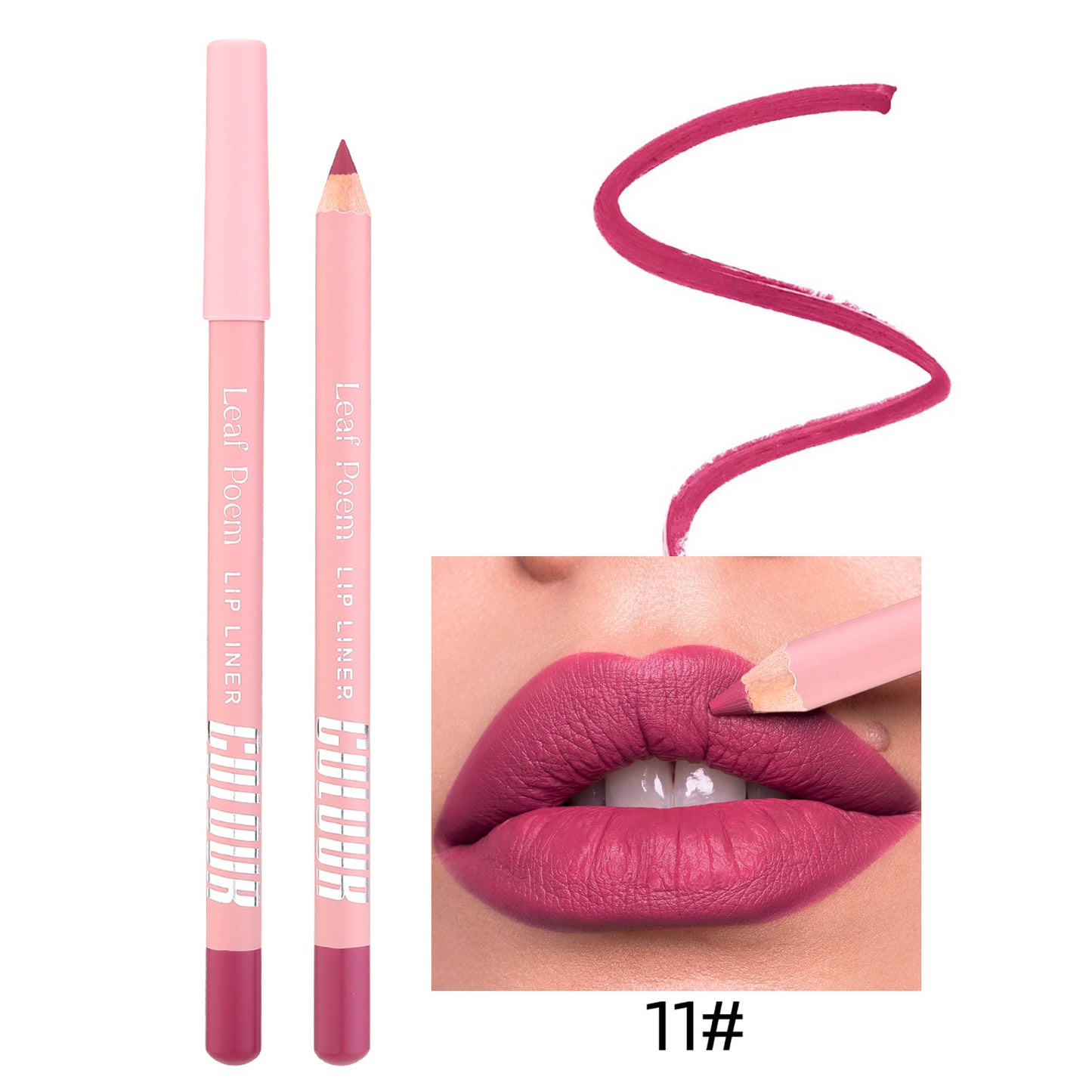 12 Color Matte Lipstick Lip Liner