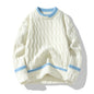 Fake Two Pieces Sweaters Men's Autumn And Winter New Bottoming Sweater