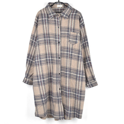 Fashion Striped Plus Size Shirt For Women