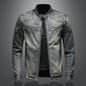 Vintage Zipper Jacket Coat For Men