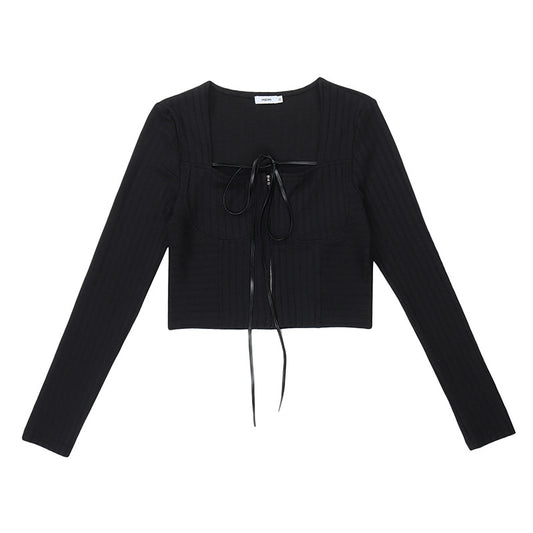 Short Zip Cardigan Blouse For Women