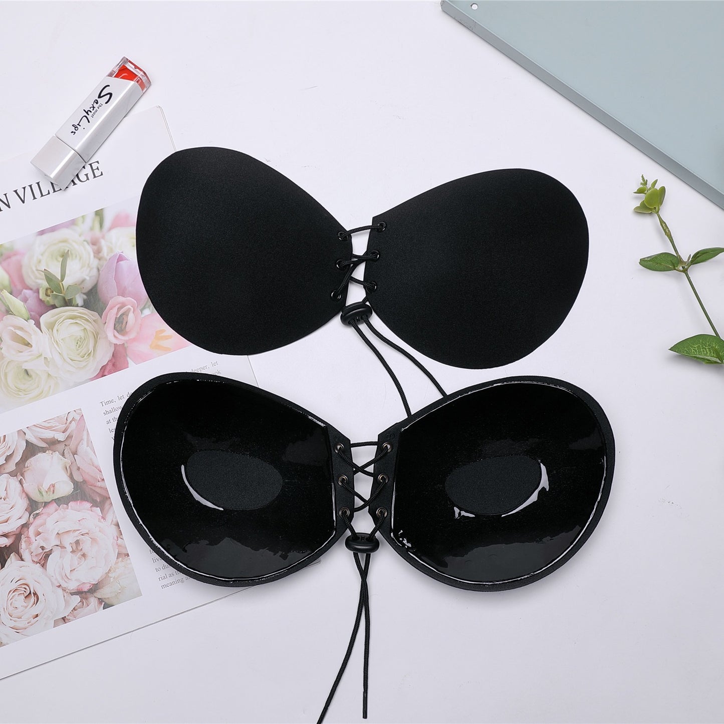 Invisible Bare-breasted Ultra-thin Round Strapless Bra Underwear Breast Pad