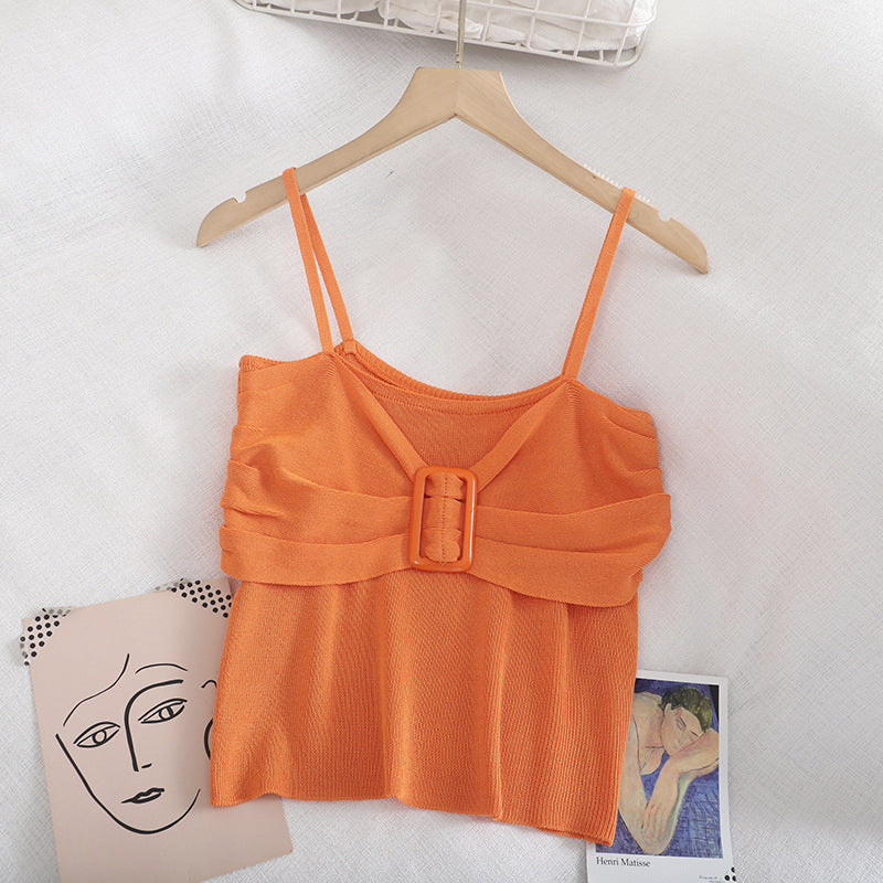 Super Fire Summer Knit Sweater Vest Women