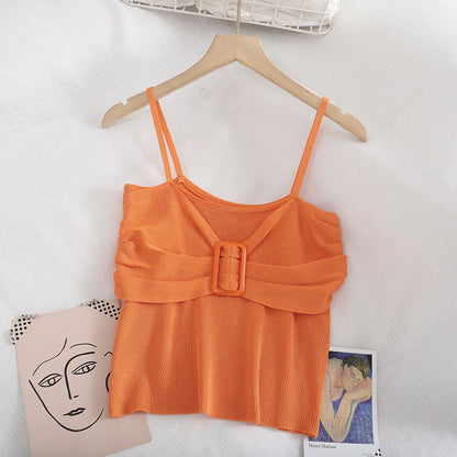 Super Fire Summer Knit Sweater Vest Women