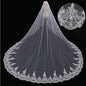 Bride Wedding Long Veil Photo Props Veil Tail Luxury