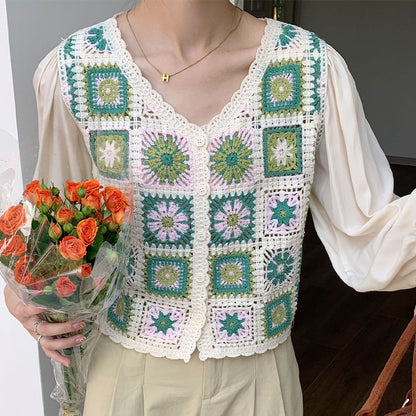 Hollowed Fashion College Style Blouse Women