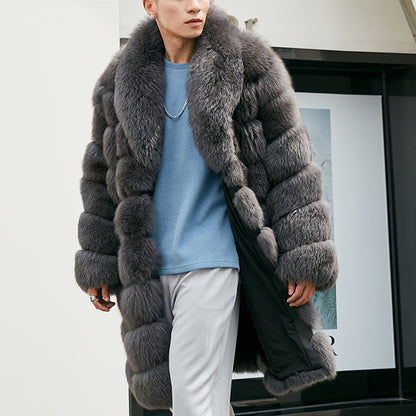 Fashionable And Personalized Fox Fur Coat For Men