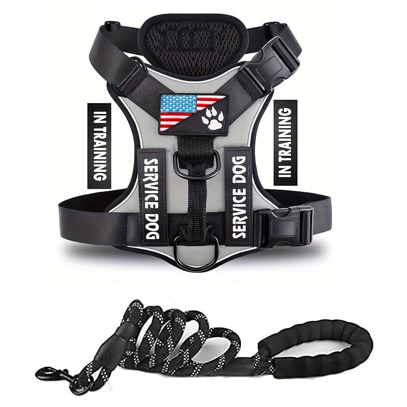 Pet Dog Breast Strap & Leash – Durable Dog Harness with Walking Lead