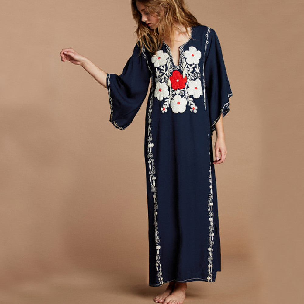Fashion Long Skirt Holiday Dress Women