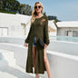 Women's Fashion Personality Torn Long Knitted Dresses