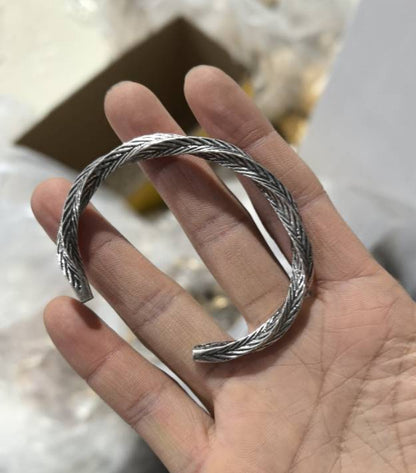 Copper Silver-plated Bracelet For Men