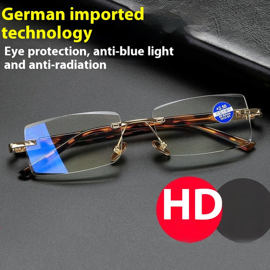 Natural Crystal Reading Glasses Anti-radiation Anti-Blue Ray